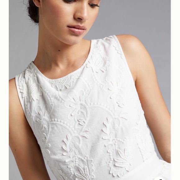 ANTHROPOLOGIE Crochet Back Blouse - Picture 2 of 6